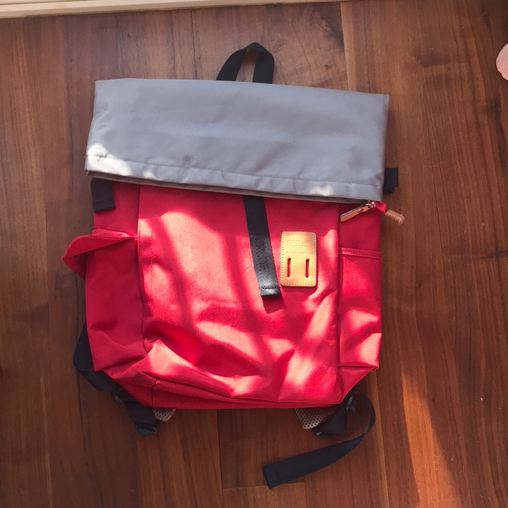 Red backpack